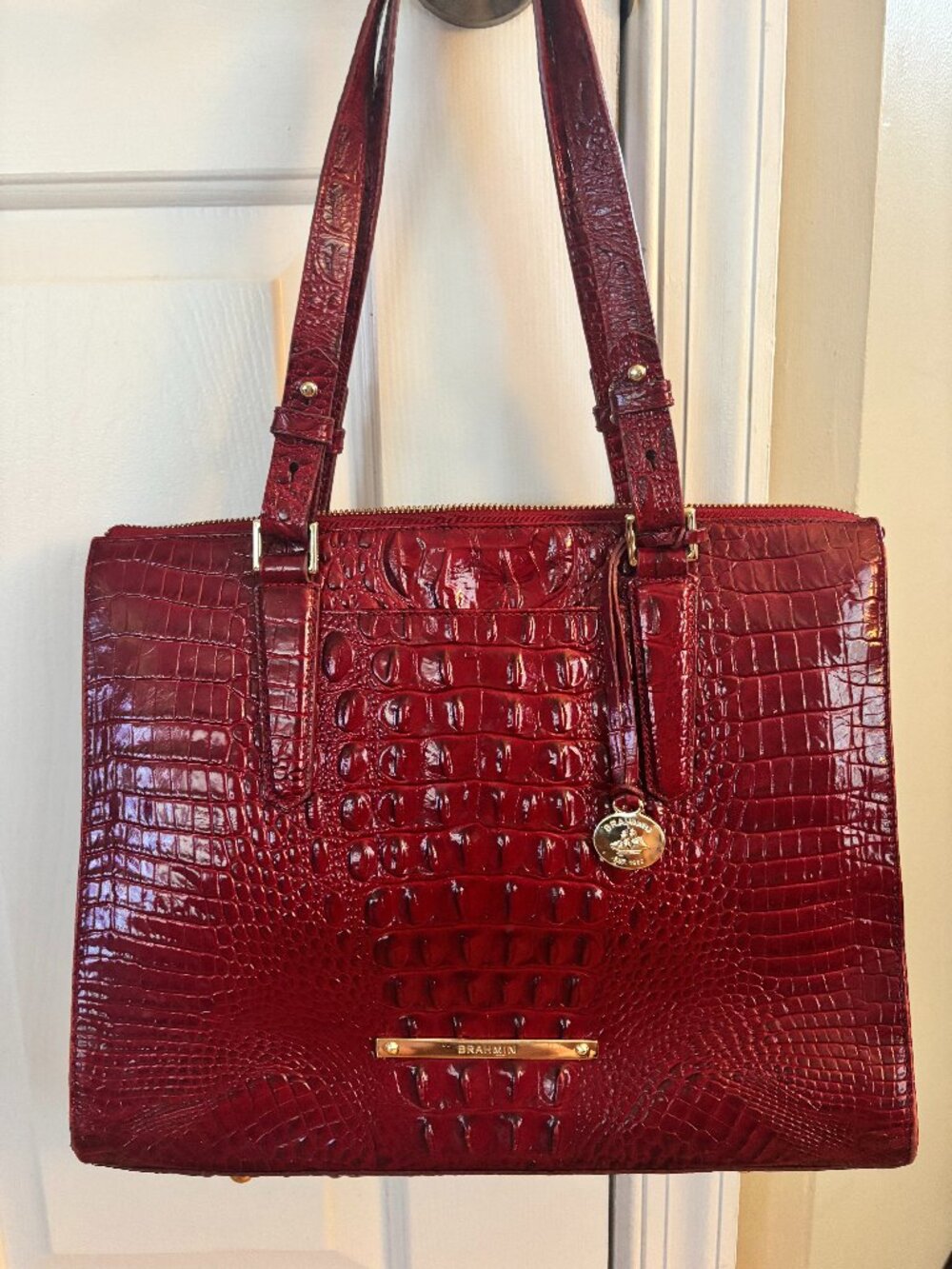 Brahmin Tote Ruby Melbourne Leather